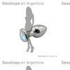 Plug anal con forma de corazon, vibracion y control remoto Medium